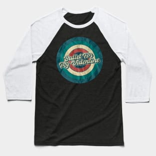 Bullet For My Valentine - Retro Circle Baseball T-Shirt